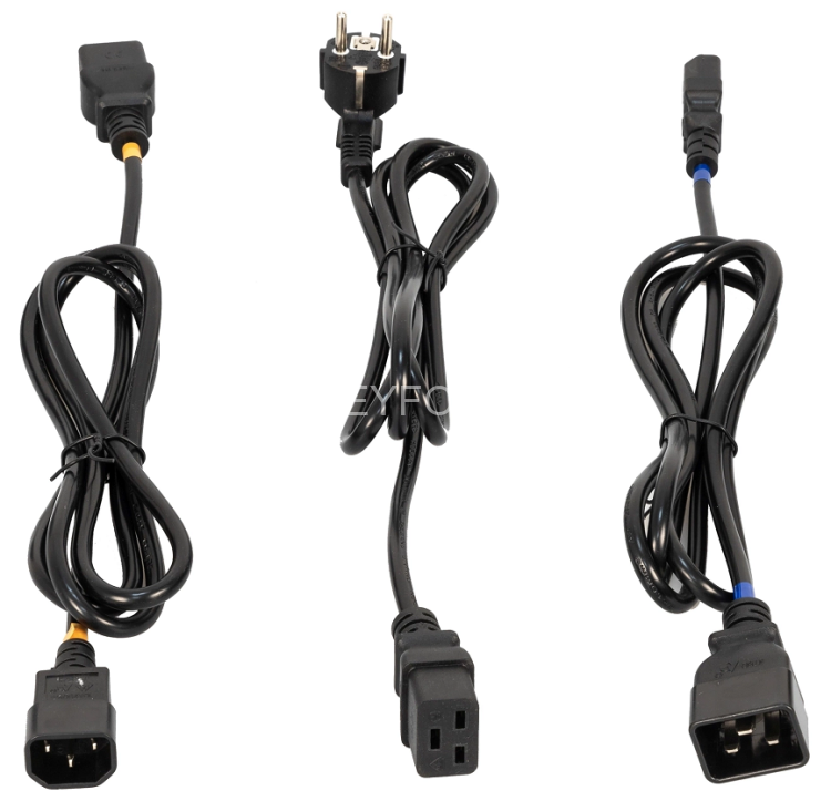 Байпас Powercom MBS1605-1C19-4Schuko, металлический корпус, 1 фазный 16A, блок управления байпасом технического обслуживания Powercom MBS1605-1C19-4Schuko