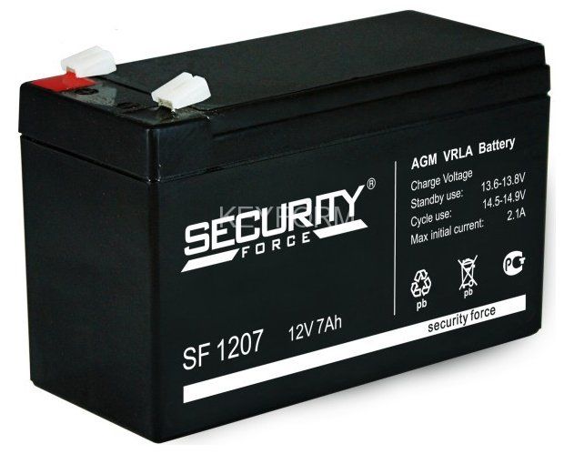 Аккумулятор 12 В, 7 Ач