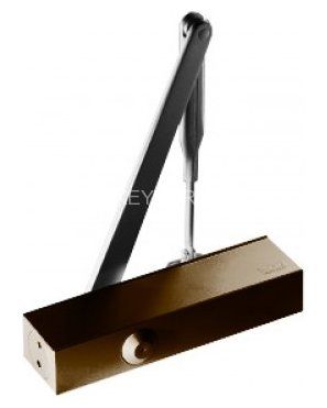 Доводчик коричневый для дверей весом до 120 кг, двухскоростной (без рычага) Dorma TS-73V