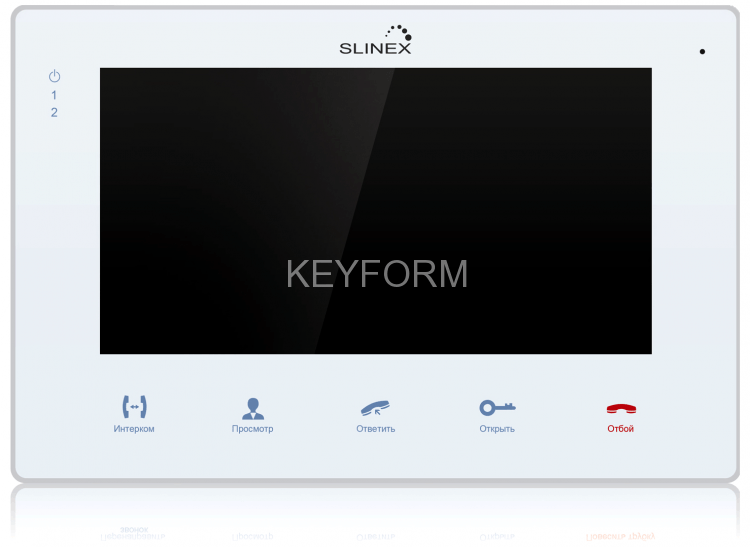 Монитор видеодомофона цветной «свободные руки» Slinex SQ-07 (белый)