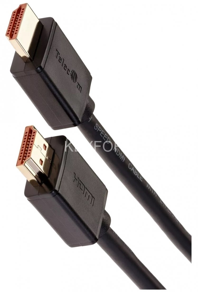 Кабель HDMI-19M --- HDMI-19M ver 2.0+3D/Ethernet ,3m, 2 фильтраTelecom <TCG215F-3M> VCOM TCG215F-3M