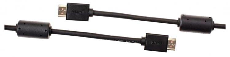 Кабель HDMI-19M --- HDMI-19M ver 2.0+3D/Ethernet ,3m, 2 фильтраTelecom <TCG215F-3M> VCOM TCG215F-3M