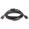 Кабель HDMI-19M --- HDMI-19M ver 2.0+3D/Ethernet ,3m, 2 фильтраTelecom <TCG215F-3M> VCOM TCG215F-3M