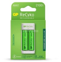 Зарядное устройство E211-2CRB1 для АА и ААА GP 4891199210402