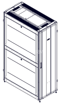 Монтажный шкаф Systeme Electric, серия Uniprom, 42U-600/1200, боковые панели 4шт, черный SYSTEME ELECTRIC UR3300
