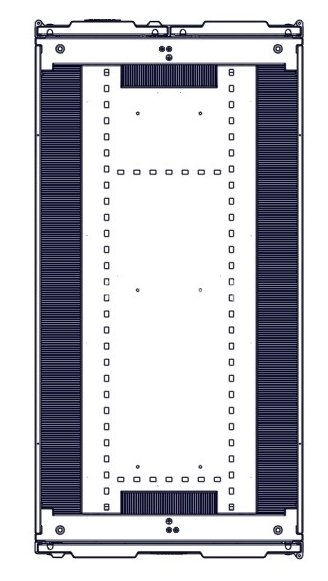Монтажный шкаф Systeme Electric, серия Uniprom, 42U-600/1200, боковые панели 4шт, черный SYSTEME ELECTRIC UR3300