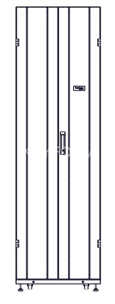 Монтажный шкаф Systeme Electric, серия Uniprom, 42U-600/1200, боковые панели 4шт, черный SYSTEME ELECTRIC UR3300