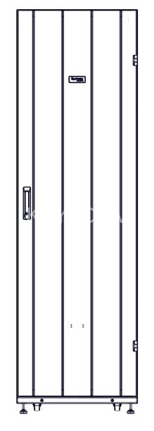 Монтажный шкаф Systeme Electric, серия Uniprom, 42U-600/1200, боковые панели 4шт, черный SYSTEME ELECTRIC UR3300