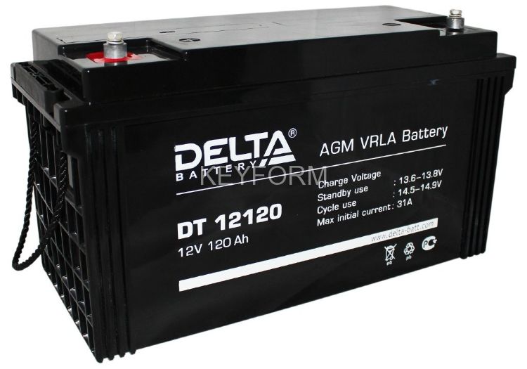 Аккумулятор герметичный свинцово-кислотный Delta DT 12120
