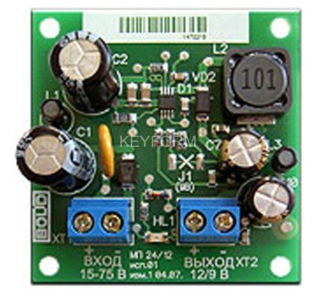 Модуль преобразователя Болид МП 24/12 В исп. 01