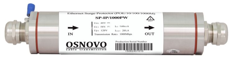 Грозозащита OSNOVO SP-IP/1000PW