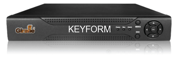 Видеорегистратор AHD 4-канальный Giraffe GF-DV0404AHD v2