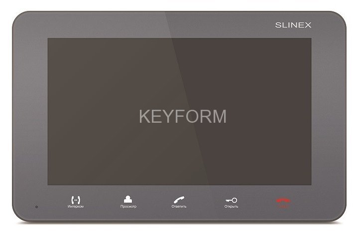 Монитор домофона цветной с функцией «свободные руки» Slinex SM-07M (графит)