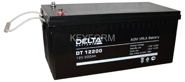 Аккумулятор герметичный свинцово-кислотный Delta DT 12200