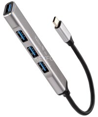 Переходник USB 3.1 Type-C--&gt;USB3.0+3 USB2.0, Aluminum Shell, 0.2м Telecom &lt;TA308C&gt; VCOM TA308C