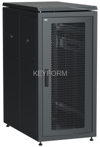 ITK LINEA N 24U 600х1000мм перф. пер. дв. чер. ITK LN05-24U61-P