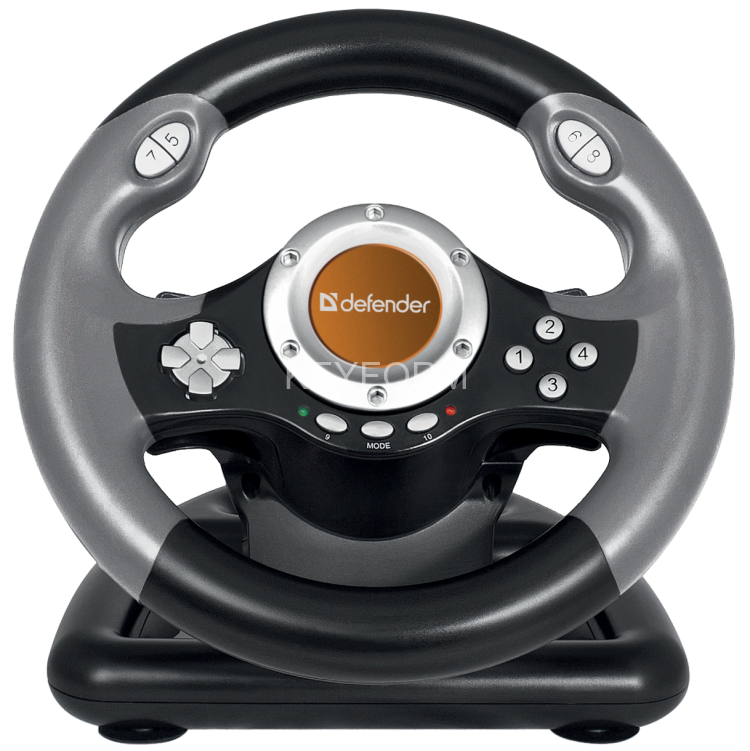 Defender Игровой руль Challenge Mini LE USB, мини, 10 кнопок Defender Challenge Mini LE USB