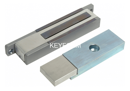 Замок электромагнитный AL-150-24V Premium (серый)