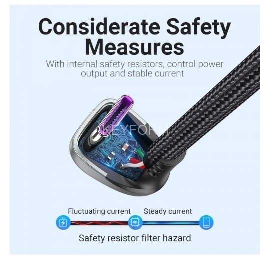 Кабель Vention USB 2.0 CM/AM 5A - 2м. U-образный Vention COHHH