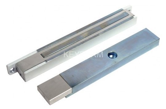 Замок электромагнитный AL-200 Premium (белый)