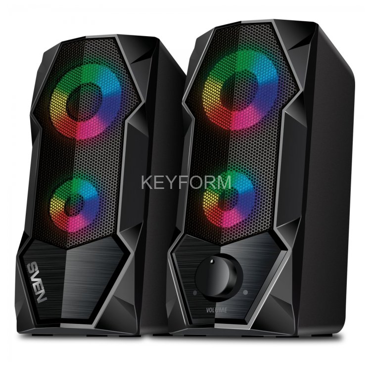 АС SVEN 410, черный (6 Вт, питание USB, подсветка) Sven SV-020941