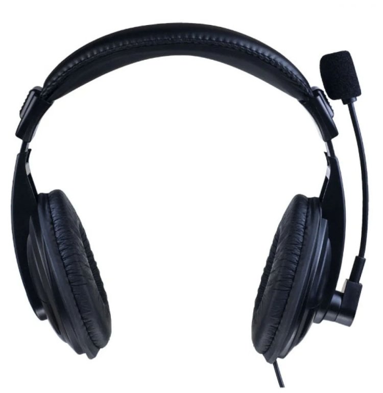 Perfeo компьютерная USB гарнитура полноразмерная U-TALK черная (кабель 2,4м) аксессуары для ПК и гаджеты для дома Perfeo PF_A4405