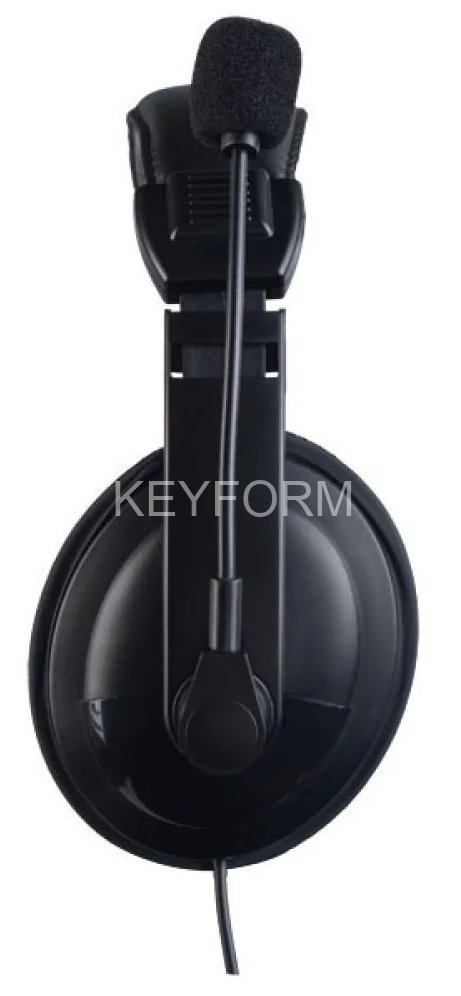 Perfeo компьютерная USB гарнитура полноразмерная U-TALK черная (кабель 2,4м) аксессуары для ПК и гаджеты для дома Perfeo PF_A4405