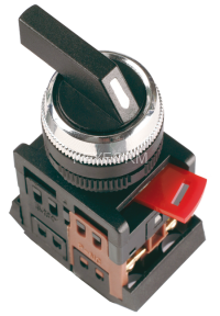 Переключатель АLСLR-22 черный 3 полож. I-O-II 1з+1р IEK IEK BSW10-ALCLR-3-K02