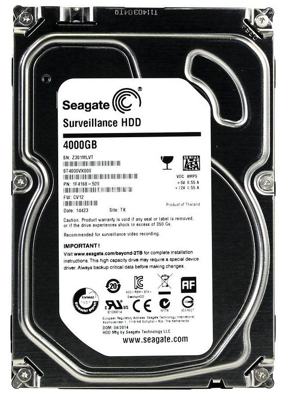 HDD 4000 GB (4 TB) SATA-III Original ST4000VX000