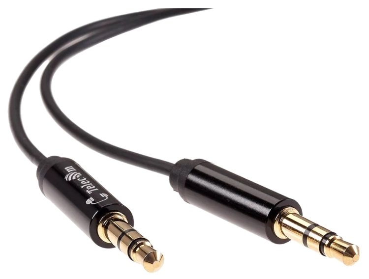 Кабель-адаптер  2*3.5ST(M)/3.5 ST(F), 0.2м, Telecom PRO <TAV205M-0.2M> VCOM TAV205M-0.2M