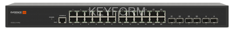 Управляемый коммутатор EVIDENCE Cross-24/HPoE Plus