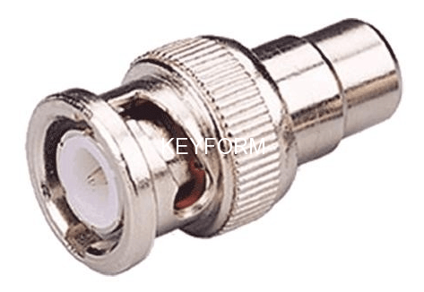 Переходник Прочие зарубежные BNC (штекер)- RCA (розетка) переходник
