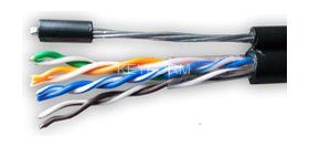UTP4-C5E-MEDIAN-PE-OUTDOOR-305, T-FG8 (трос), 4x2xAWG24, CU