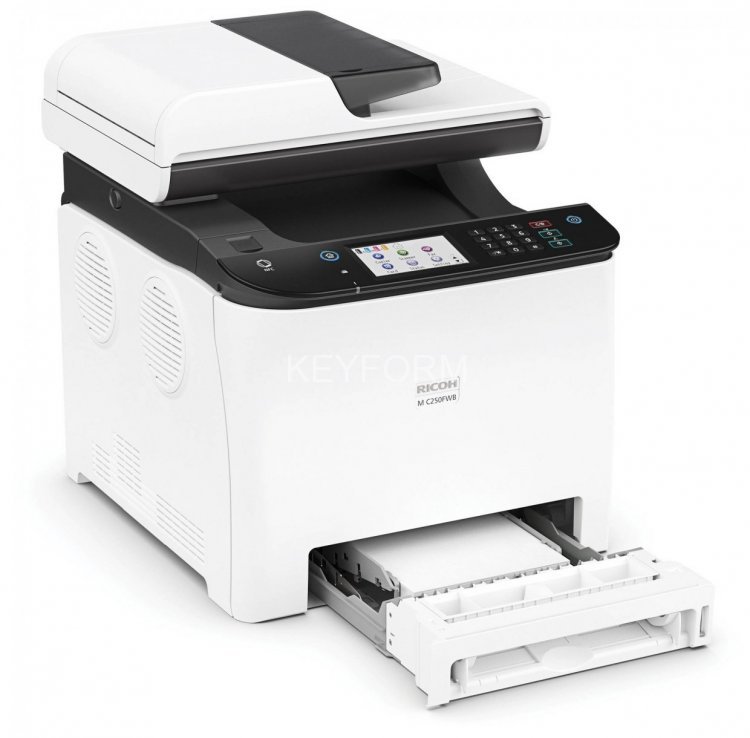 Цветное МФУ с факсом Ricoh M C250FWB (408327)