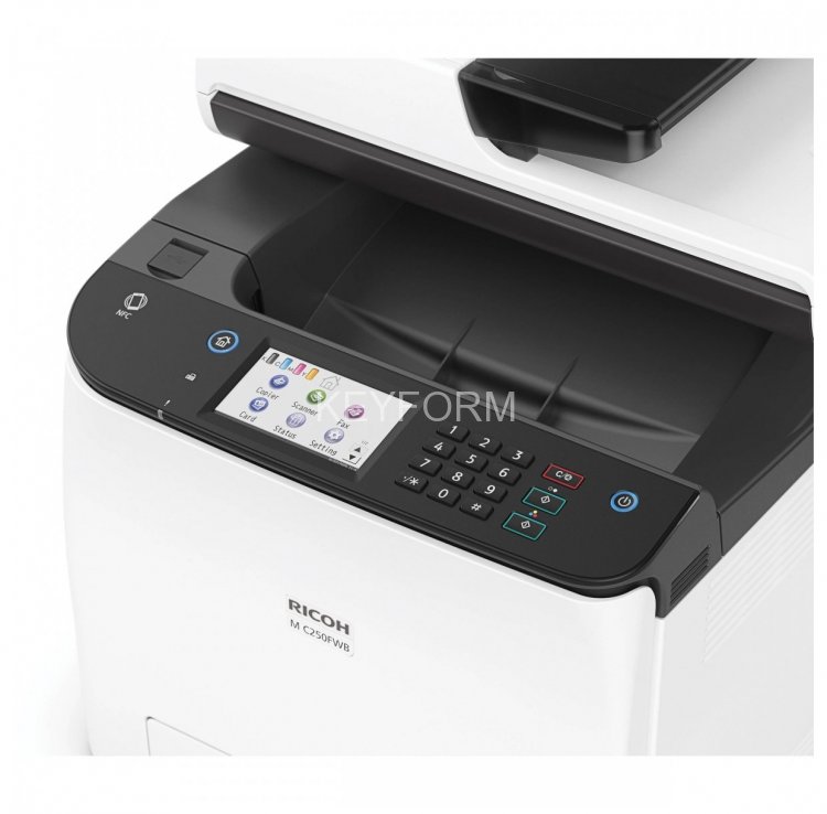 Цветное МФУ с факсом Ricoh M C250FWB (408327)