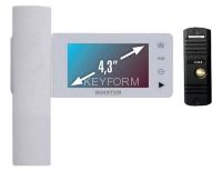 QM-434C_SET2 (белый)+Выз. панель (черный)