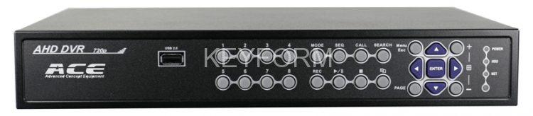 Видеорегистратор AHD 8-канальный EverFocus ACE DA-1800