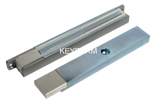 Замок электромагнитный AL-200-24V Premium (серый)