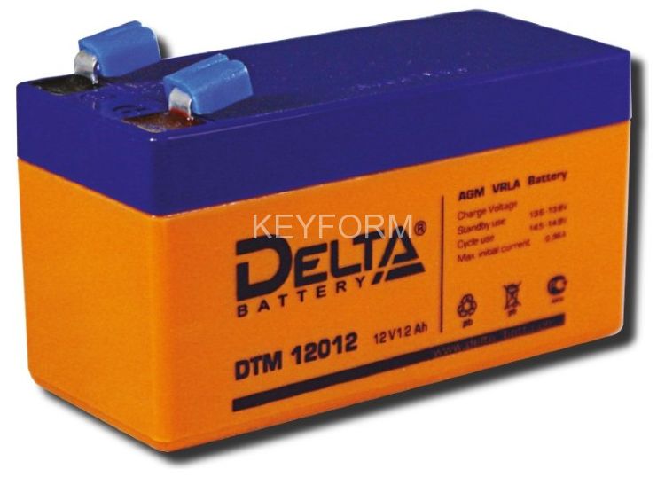 Аккумулятор герметичный свинцово-кислотный Delta DTM 12012