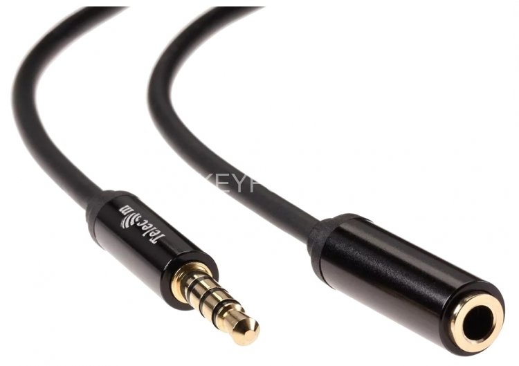 Кабель удлинит 3.5 Jack (M) - 3.5 Jack (F), 2м Telecom PRO <TAV7179M-2M> VCOM TAV7179M-2M