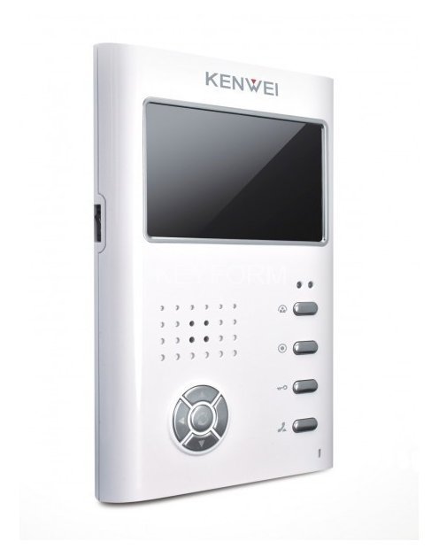 Монитор видеодомофона цветной KENWEI KW-E430C (белый)