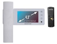 QM-434C_SET3 (белый)+Выз. панель (серебро)