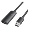 Активный кабель-удлинитель Vention USB 2.0 AM/AF с усилителем - 15м Черный Vention CBKBN