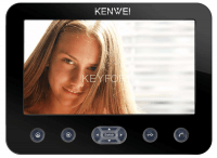 Монитор видеодомофона цветной KENWEI KW-E706C-W200 (черный)