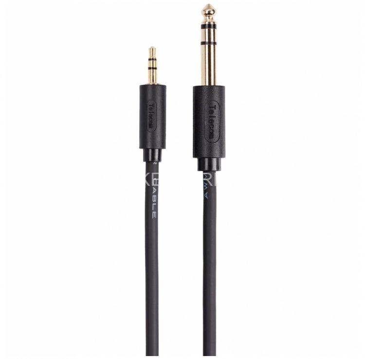 Кабель-адаптер  3.5ST(M)/6.35 ST(M), 1.5м, Telecom PRO <TAV6165-1.5M> VCOM TAV6165-1.5M