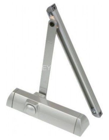 Доводчик для дверей весом до 65 кг, двухскоростной TS90 Impulse серый