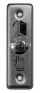 Кнопка металлическая, врезная Smartec ST-EX010