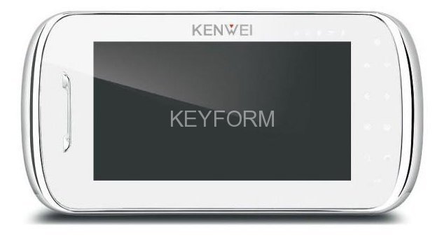 Монитор видеодомофона цветной KENWEI KW-S704C (белый)