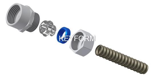 Резьбовой крепежный элемент взрывозащищенный Экскон РКв-8-1/2