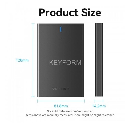 Внешний корпус Vention для HDD/SSD 2.5